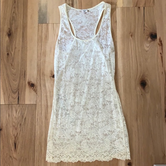 Lace tank top